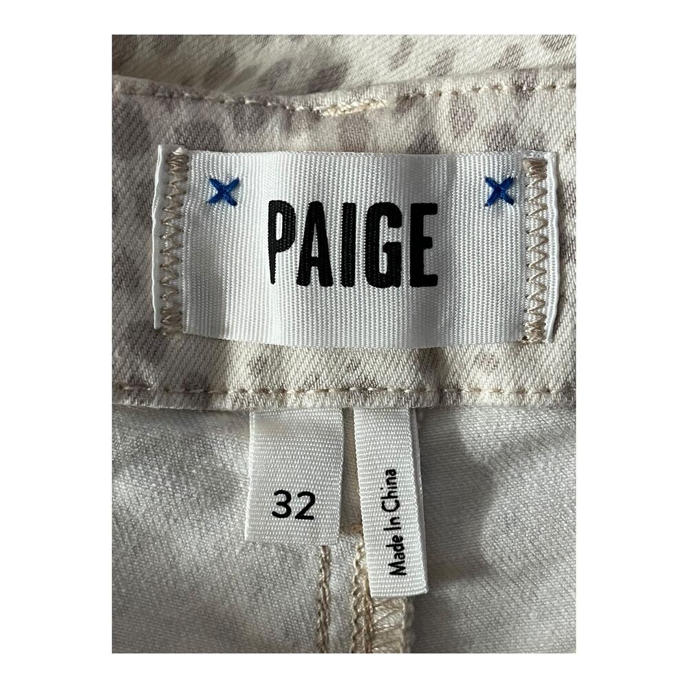 Paige Joggers Mayslie Animal print stretch twill size 32 - Picture 6 of 9
